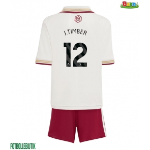 Arsenal Jurrien Timber #12 Tredjeställ Barn 2025-26 Kortärmad (+ Korta byxor)